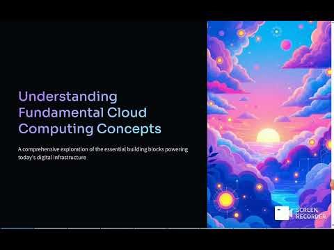 Cloud Comupting Fundamentals and MODELS such as Iaas,PaaS,SaaS