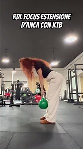 Rdl focus estensione d’anca con kettlebell