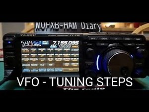 YAESU FT-710 Tuning Steps adjust