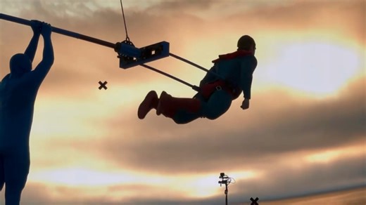 84K views · 1.8K reactions | Additional behind the scenes footage reveals how flying scenes were shot in 'SUPERMAN'. (Via Cinemoves on IG) | DC PRIME TV | Facebook