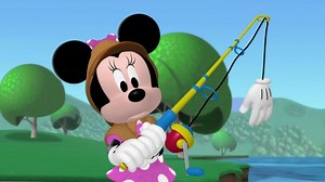 'I'll use the handy fishing rod to stop the mysterious creaturefrom going over the...' | Mickey Mouse Clubhouse Clip