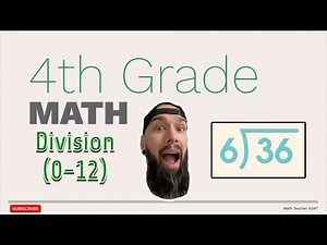 4th Grade Math - Division (0 - 12)