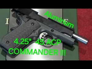 NEW TISAS (light weight) "STING RAY" COMMANDER 1911 for my WIFE in 45ACP!