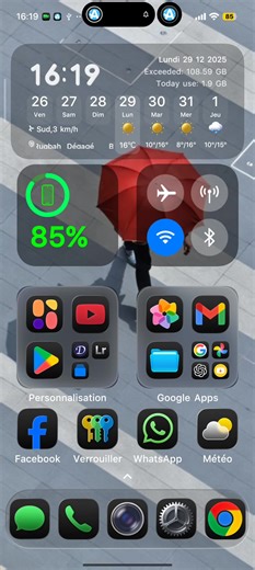 Red and Black Theme Design in Development