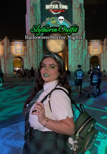 Slytherin Outfit Highlights at Halloween Horror Nights