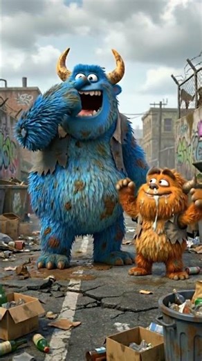 Funny 3D Creature Comedy 😂 | Monster Funny Animation | Comedy Shorts #shorts