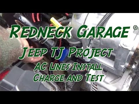 Jeep Wrangler TJ Project - AC Installation - Charge System - Complete
