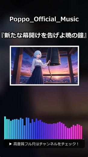 [New Song] "Ring the Bell of Dawn, Herald of a New Beginning" #Shorts