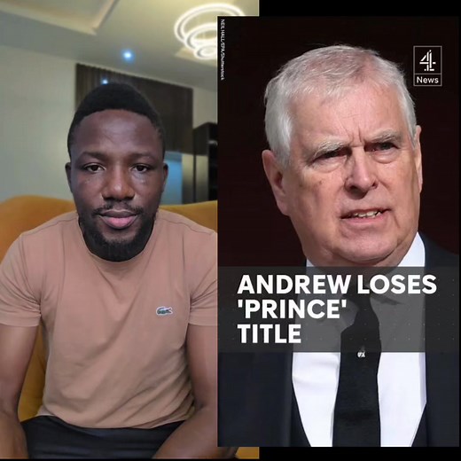 Prince andrew stripped of his title of a prince because of a nacking accusation | NewsMattazz with Princewill