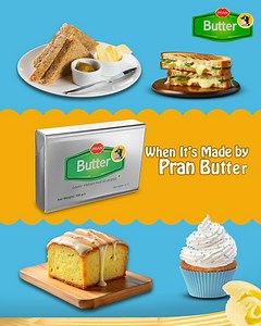 From evening snacks to weekend treats—everything tastes better with PRAN Butter. #PRAN_Butter | PRAN Dairy