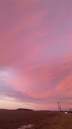 a very beautiful sunset, and cloud formation. #cloudformation