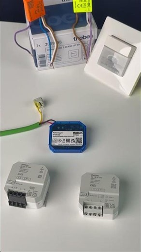 Flush mounted KNX actuators