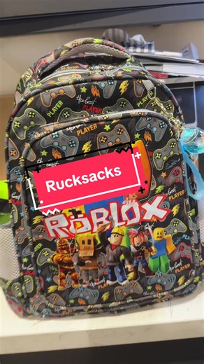 The Roblox rucksack every gamer is obsessed with 🎮🎒✨ Perfect for school, days out, or gifting — this rucksack is lightweight, comfy to wear, and has plenty of space for all their essentials 🙌 The design is SO fun and eye-catching, making it a favourite for Roblox fans 👀💙 And if Roblox isn’t their thing… it also comes in Minecraft, Stitch, and other popular designs — something for everyone! ✨ Tap the bag 🛍️ to grab yours on TikTok Shop before they sell out! #robloxrucksack 🎒 #tiktokshopfin