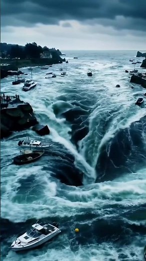 Ocean’s Breath: The Whirlpool That Swallowed the Coast