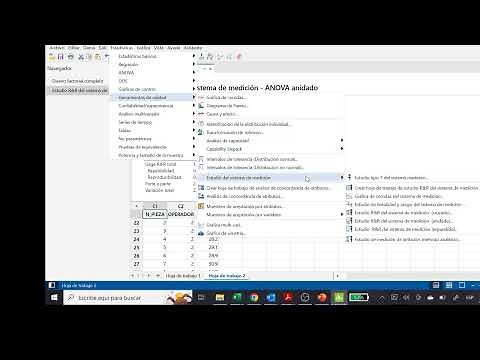 Elaborar e Interpretar Estudio R&R Anidado con Minitab