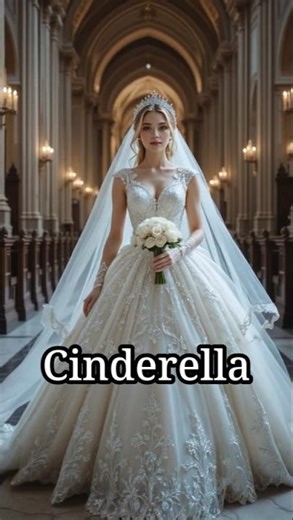 Disney Princess as Brides #shorts #disneyprincess