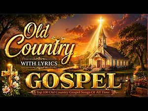 🎶 Greatest Country Gospel Hymns Playlist🎵Beautiful Old Gospel Songs 💖 With Lyrics #countrygospel
