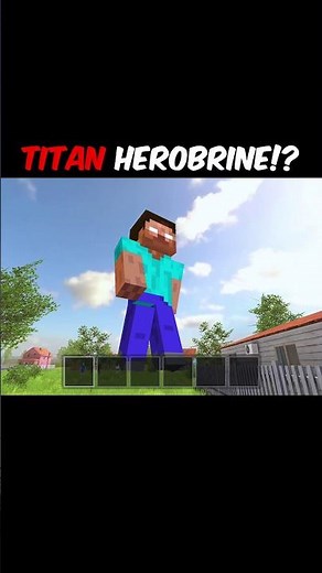 Titan Herobrine vs Schoolboy RPG 🤯 | Schoolboy Runaway #minecraft #shorts
