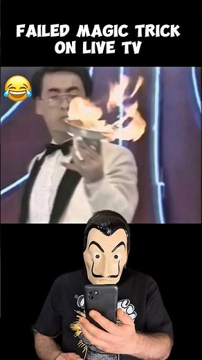 Failed Magic Trick on Live TV 😂🪄 #magic #tricks #magician #funny