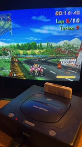 Street Racer for Sega Saturn (also available on the PS1) it’s an okay little kart racer which I liked well enough at the time- pretty big step up from the SNES and Megadrive versions. ==================== #streetracer #mariokart #arcade #sega #segasaturn #crt #videogames #retrogaming #shvcnerds | Videogamebear