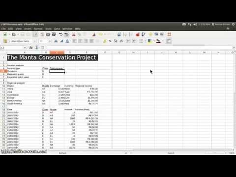 Libreoffice Calc Sum, SumIf