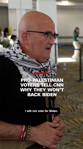 CNN's Donie O'Sullivan talks to activists at a pro-Palestine conference in Michigan about the 2024 election. | CNN