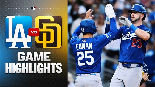 Dodgers vs. Padres Game Highlights (6/27/26) | MLB Highlights