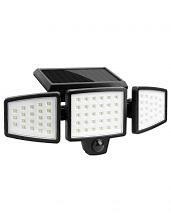 Lepro Solar Security Lights, 1200LM Solar Floodlights Motion Sensor with 360 Degree 3 Adjustable Heads, IP65 Waterproof, Wide Lighting Angle Solar Lights Outdoor for Yard Garage Pathway