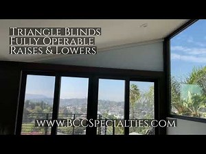 Triangle Window Blind