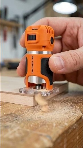 Mini Router Tool in Action | Precision Woodworking & DIY Craft Perfection