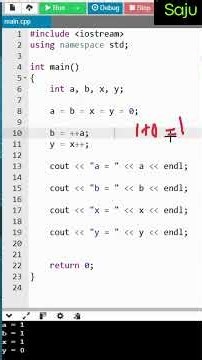 C++ Increment Operator ++ Explained Pre Increment vs Post Increment with Example