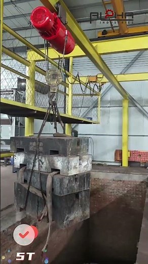 Electric Hoist 5 Ton Load Test | Power, Safety & Performance by ALPHA