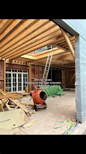 Progress Review of House Extension in Bothwell Area