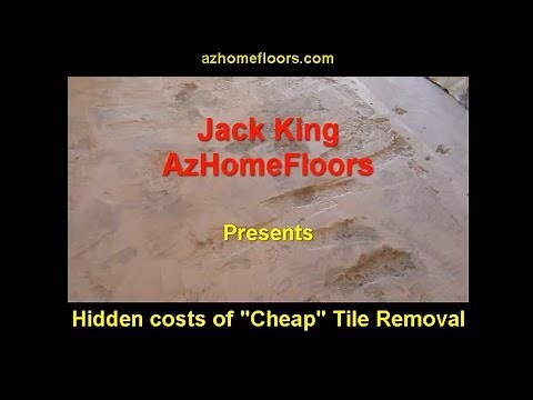 Hidden Tile Removal Costs Using A Cheap Tile Removal Crew: Why It's Really More Expensive