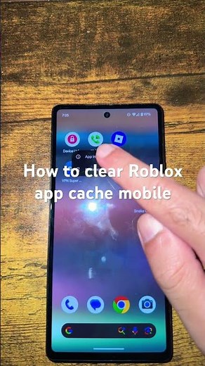 How to clear Roblox app cache mobile