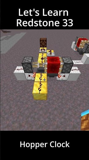 Hopper Clock Mechanics | Let's Learn Redstone 33 | Minecraft Bedrock Redstone Tutorial