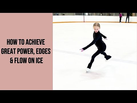 How to Achieve Great Power, Edges & Flow On Ice/Preparation Exercises for Skating Skills Tests.