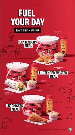 KFC Lil Bucket Meal - It's here for your Lil' Ones!