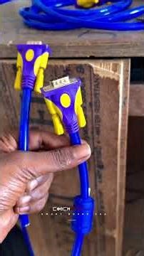 Projecter vga cabul fix #electrician #vgacard #vga cable#maintenance