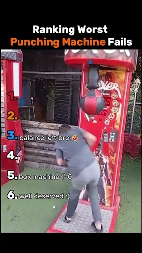 Ranking Worst Punching Machine Fails💀