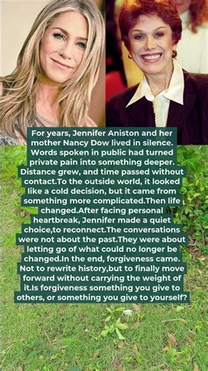 Jennifer Aniston Didn’t Speak to Her Mother for Years - Until One Choice Changed Everything