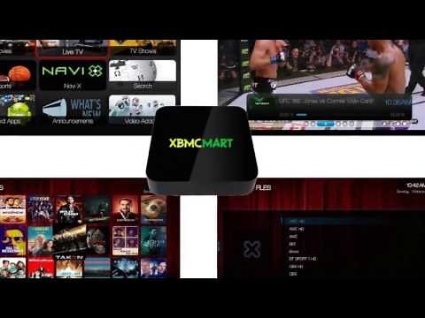 XBMCMart ANDROID TV BOX -FULLY LOADED -FULLY UNLOCKED -WATCH ANYTHING