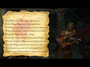 The Elder Scrolls 5 : Skyrim - Age of Aggression song +lyrics [HD]