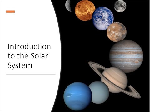 Introduction to the Solar System