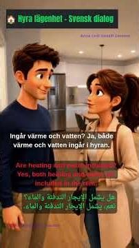 🏠 Hyra lägenhet – Svensk dialog 🚀 Träna svenska varje dag – Bara en minut räcker!