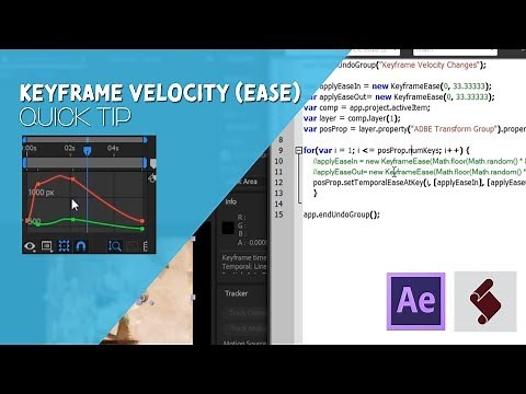 After Effects Scripting QuickTip - Keyframe Velocity
