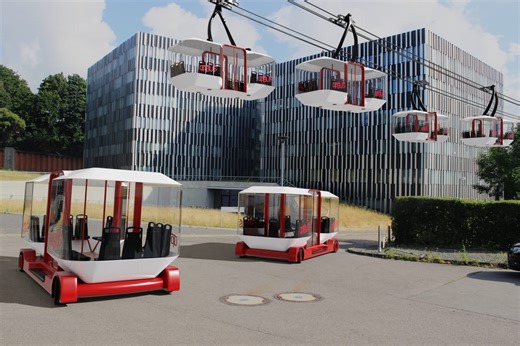 RWTH Aachen tests electric bus/cable car concept - electrive.com