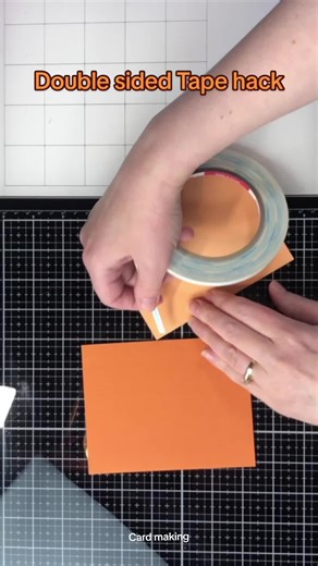 Double sided tape Hack #cardmaking #doublesidedtape #sookwang #cardmakinghacks Card making