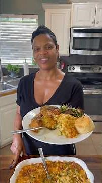 Made a creamy broccoli and cheese casserole.#comfortfood #sidedish #southerncooking