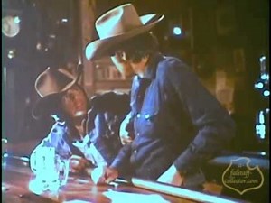 "Gabe & Walker" ad for Falstaff Beer, w/Sam Elliot & Michael Whitney, c. (1972). The campaign only lasted a couple of years, as the label's owner ended all marketing for the brand. Falstaff had been the 3rd biggest beer in the US in the '60s; it faded in popularity & ceased production in 2005.